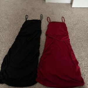 black and red dresses